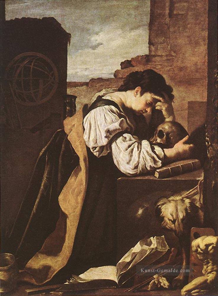 Melancholie 1620 Barock Figuren Domenico Fetti Ölgemälde